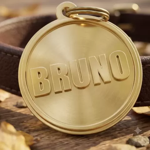 BRUNO DOG ID TAGby Moisesdesign7