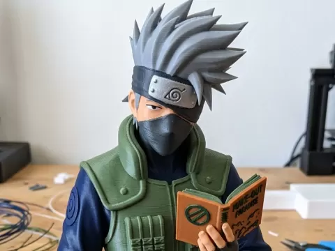 kakashi bust from narutoby Bidziu