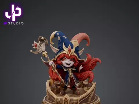 LULU - LEAGUE OF LEGENDS - LOL - MINIATUREby Jay P 3D