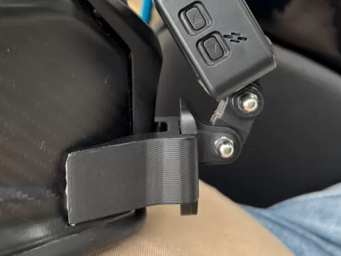 Action Camera Chin Mount for Just1 GPR Helmet