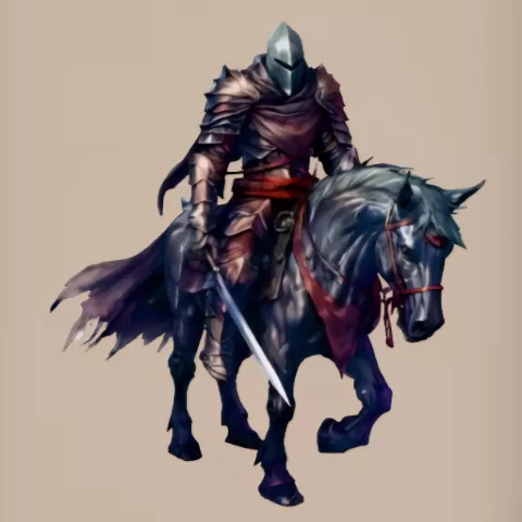 Knight on Horse