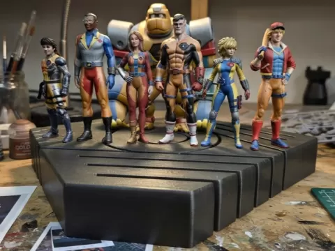 Bionic Six Complete Team Dioramaby Ruffi