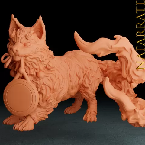 Bakeneko – The Cursed Spirit Cat of Japanese Folklore by Nafarrate Designs