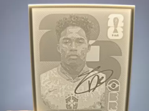 Cromo en 3D de Endrick (Album Panini 2026)