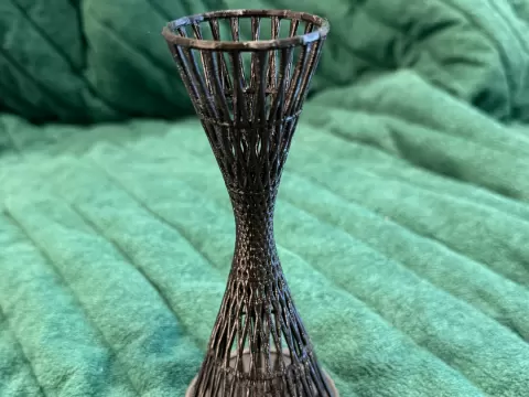Shukhov-Style Hyperboloid Lattice Tower