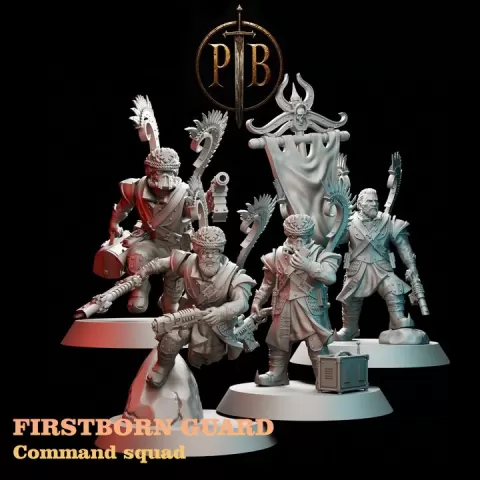 Firstborn Guard - Command squad by ParaBeIIum