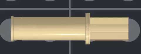 CUSTOM Lego 3L Axle Pin without Friction