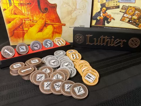 Luthier Boardgame - Money Upgraded Coins