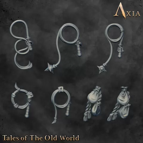 NAX095 - Whips and slings set by Axia - Tales of the Old World