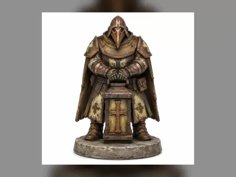 Plague Sentry Square Lanternby Gravem STL