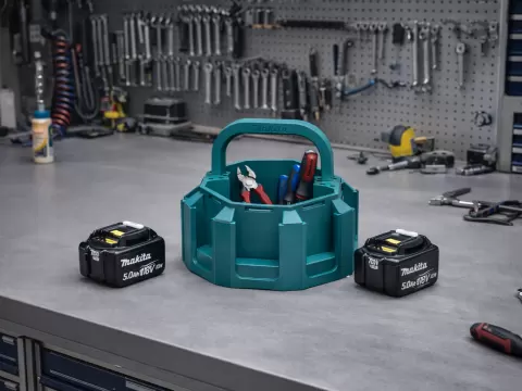 Work case for 8 Makita batteries
