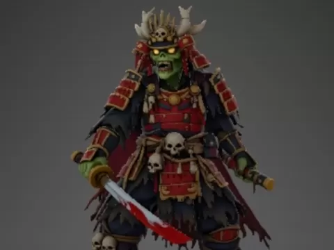 Zombie Samurai Kingby Johanz1982