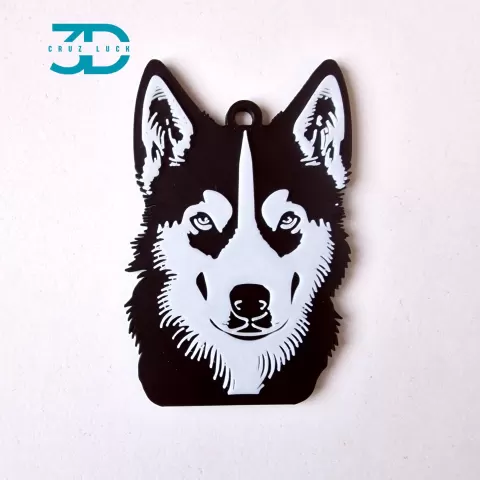 Husky keychain