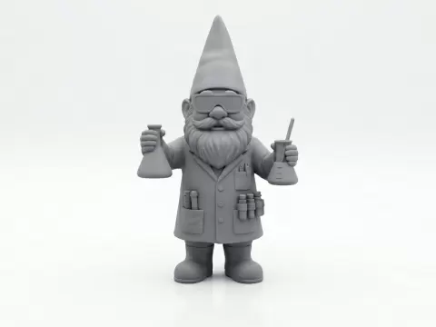 Chemist gnome - garden decoration
