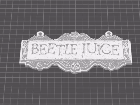beetlejuice placa