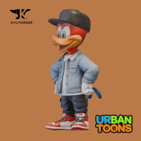 Woody Woodpecker - Urban Toons Collectible Toy
