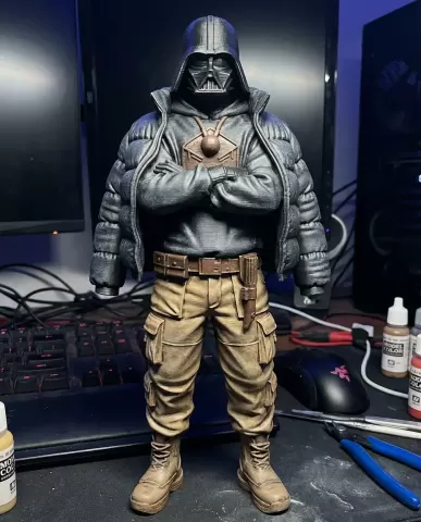 Urban Darth Vader Figure | Hypebeast Sith Lord Statue | Streetwear Star Wars Art
