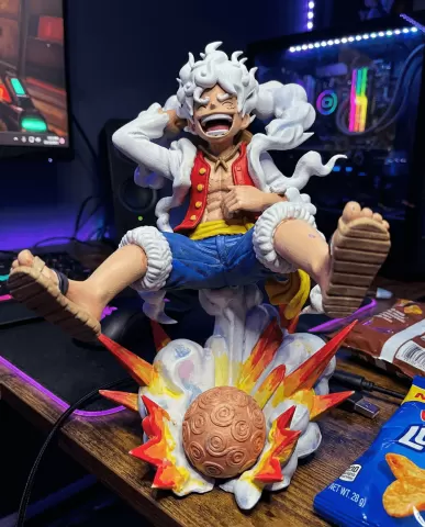 Luffy Gear 5 Joyboy Figure | One Piece Sun God Nika Statue | Anime | Epic Manga