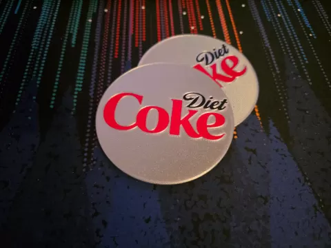 Diet Coke Coaster 100mm