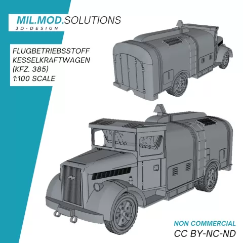 Flugbetriebsstoff-Kesselkraftwagen (Kfz. 385) WW2 Wehrmacht by Mil. Mod. Solutions