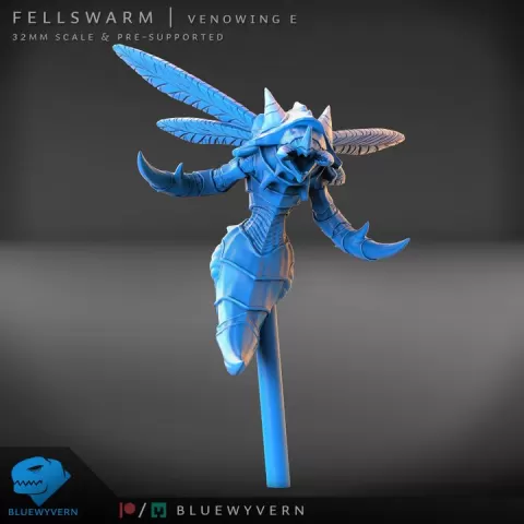 Fellswarm - Venowing E by BlueWyvern