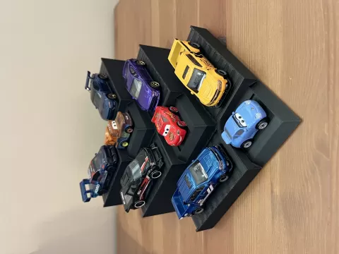 Modular Hot Wheels/Matchbox Diecast Chevron Display Stand