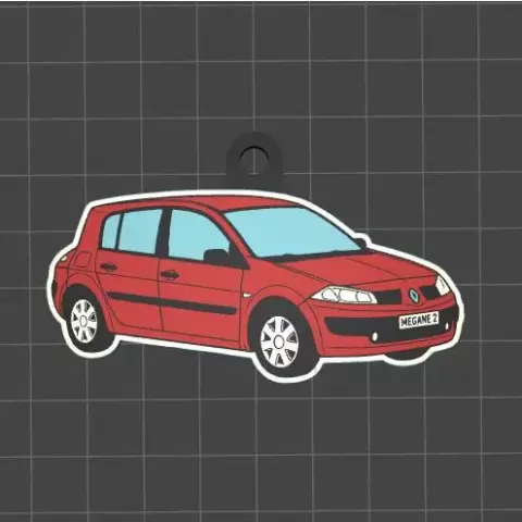 Renault Megane II Hatchback Keychain