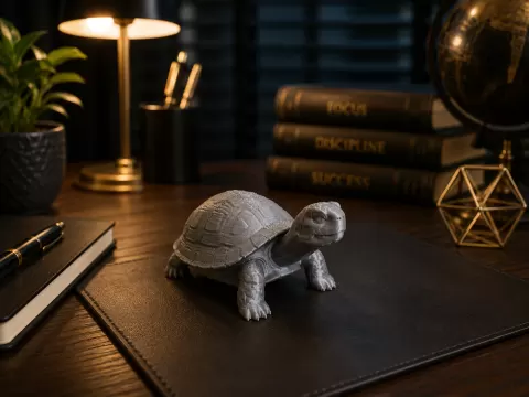 Realistic tortoise with detailed textures