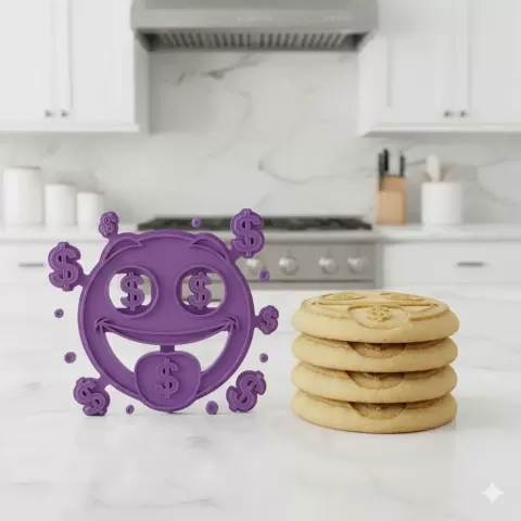 emoji 58 cookie cutter