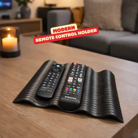 MODERN REMOTE CONTROL HOLDER / WAVE ORGANIZER FOR REMOTE CONTROL
