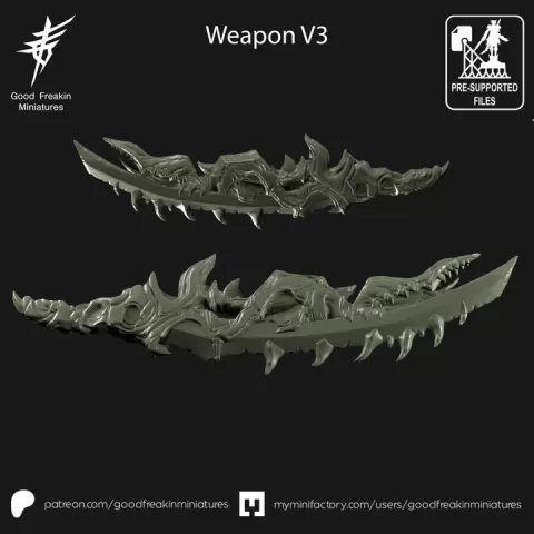 WEAPON V3 by Good Freakin Miniatures
