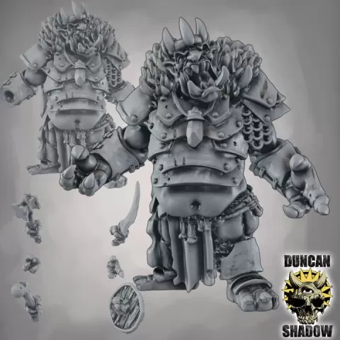 Troll King Multipart (Pre Supported) by Duncan Shadow