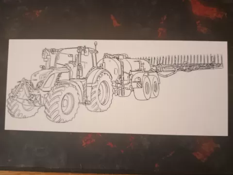 Fendt 718v S4 mit Güllefass