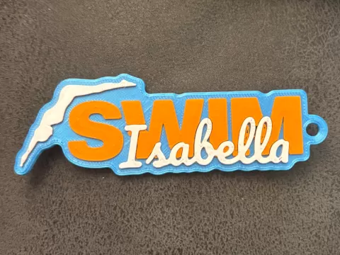 SWIM keychain customisable