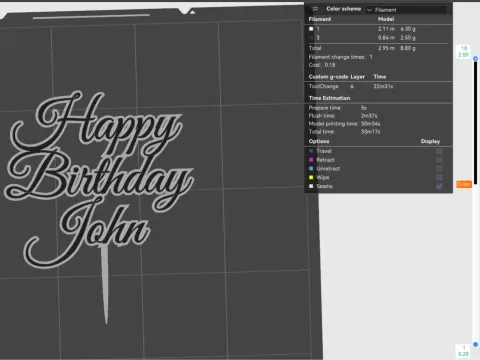 Happy Birthday John!by LayerByLayer3D Works