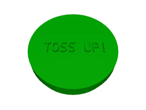 Toss Up!by Commander Collander