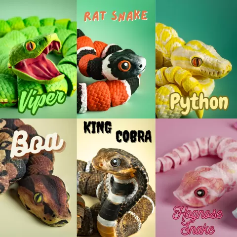 Articulated Modular Snake by Atoy