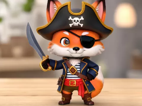 Fox Pirateby Radiance Designs