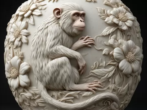 Vase 150 Monkey