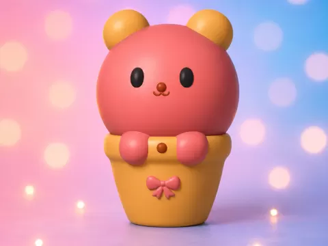 Bear Icecreamby komal 3dprints