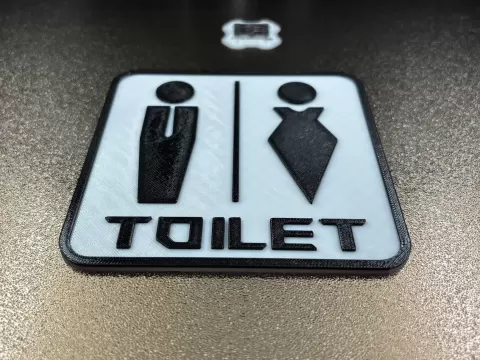 Toilet sign simple