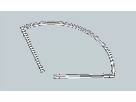 1280 Mhz Cloverleaf Antenna Lobe Protector