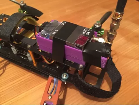 FPV cam & vtx support (angled)