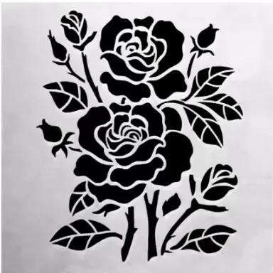 rose stencil 1by Danu Pubudu