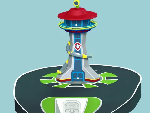 Paw Patrol Control Towerby LoveModels