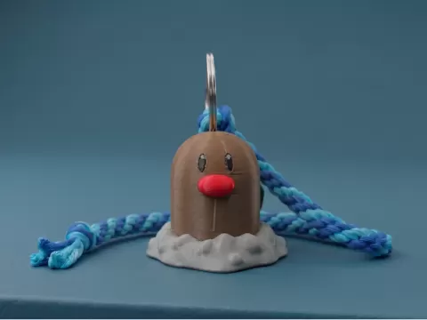 Diglett Keychain