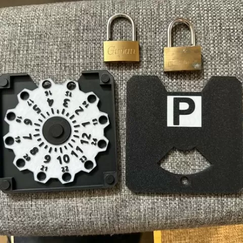 Parking Disc-Clock Motorcycle