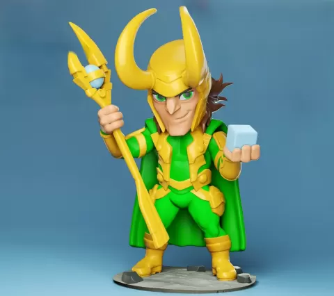 Chibi Trickster God – STL