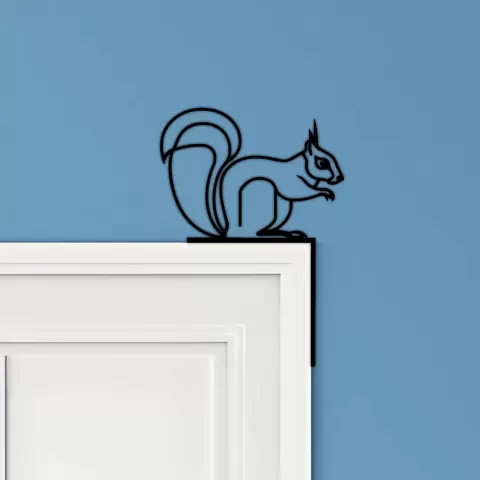 Squirrel Door Corner Decorby OALPO