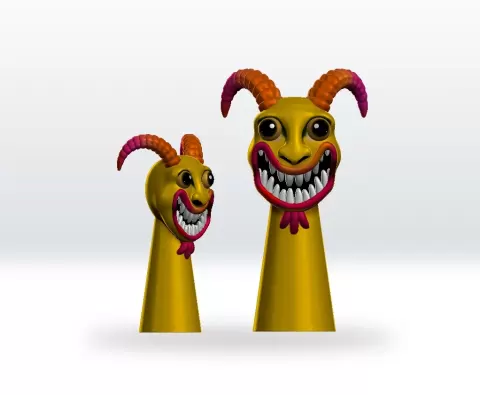 Ramamba Garten of Banban STl file 3D Model Character Fanartby FnFLab